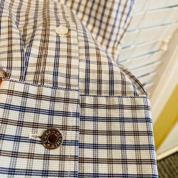 *Authentic* Hermes Dress Shirt Sz 40 (15.5 US) - Picture 7 of 12